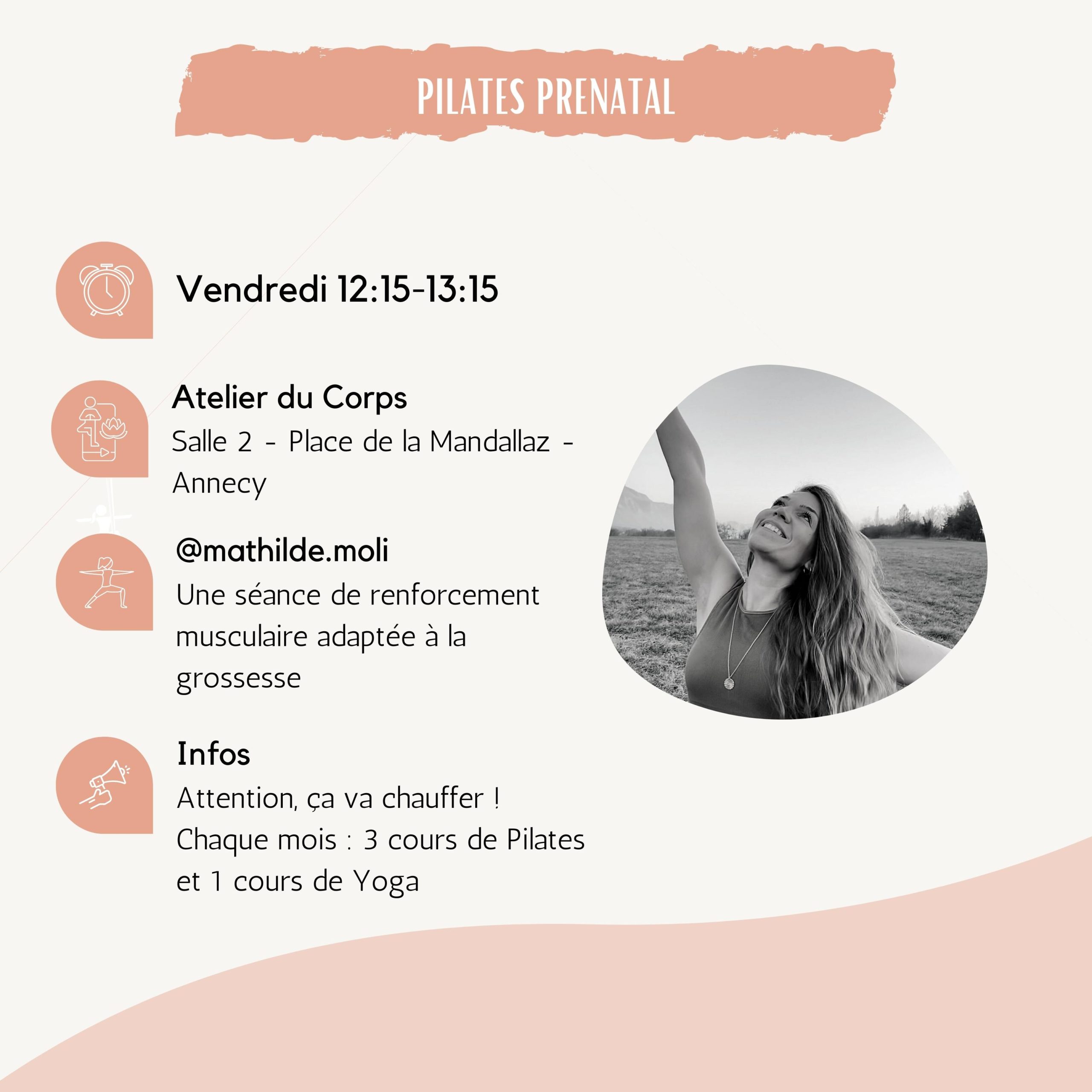 cours pilates grossesse annecy