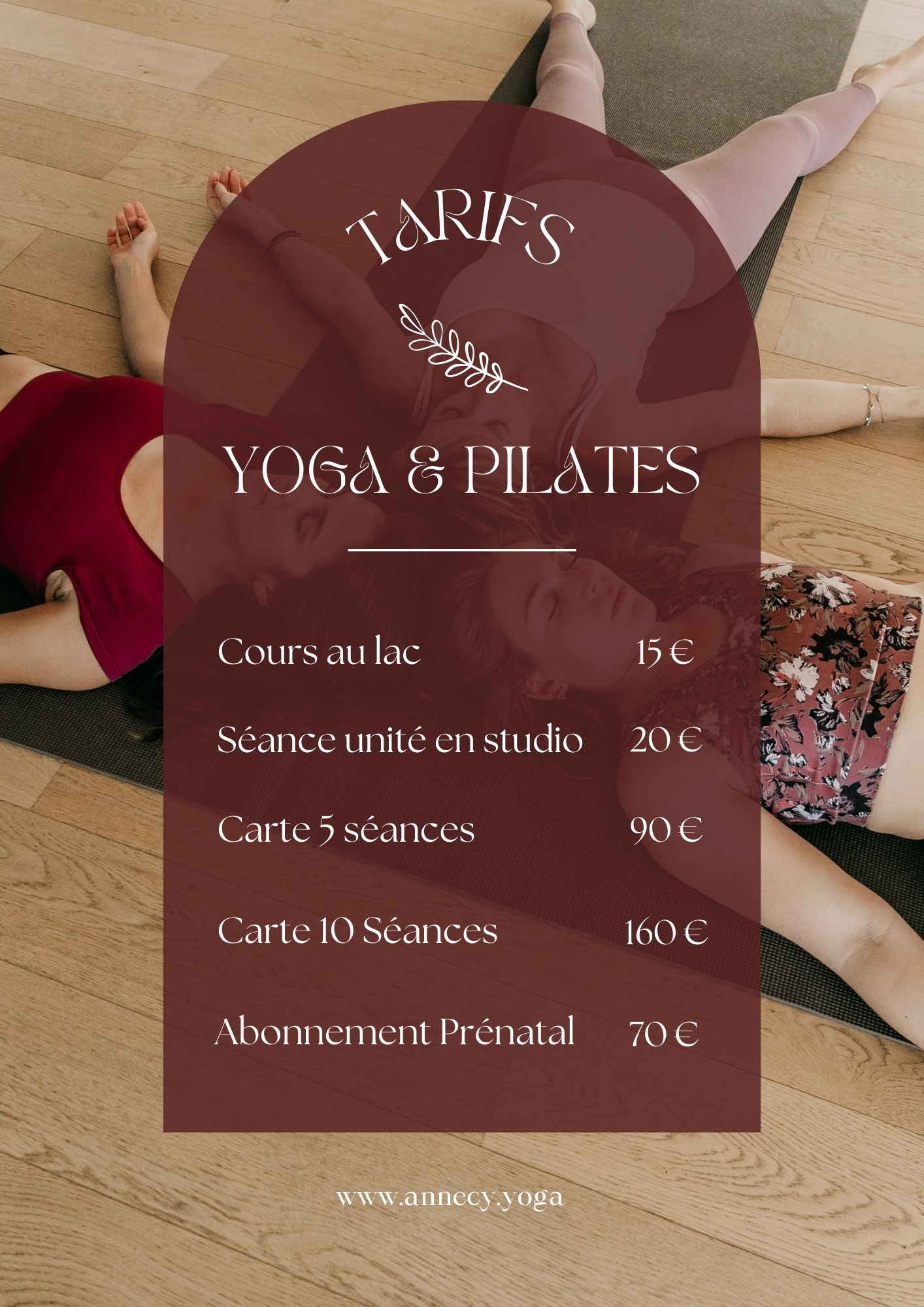 tarif yoga annecy