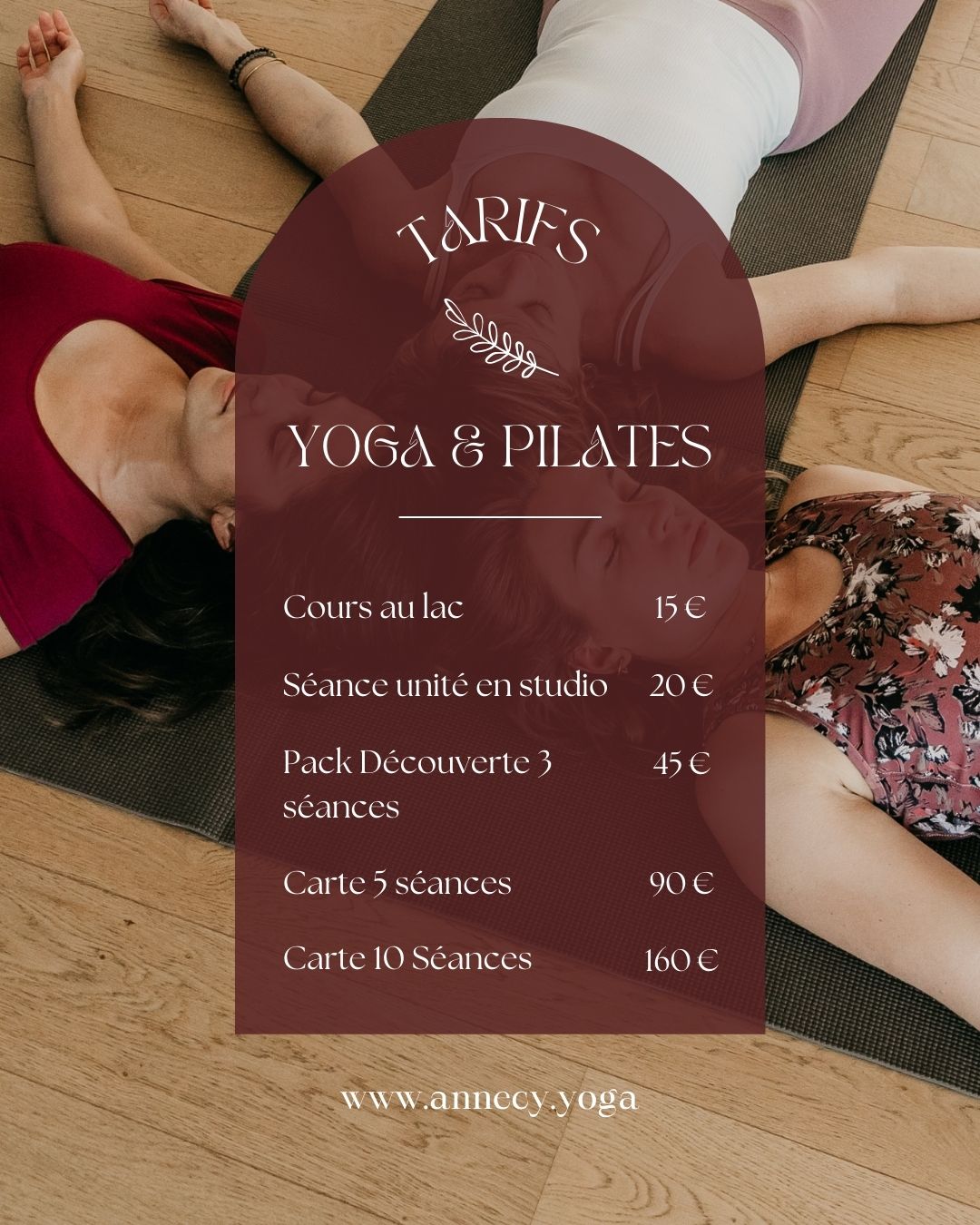 tarif yoga annecy